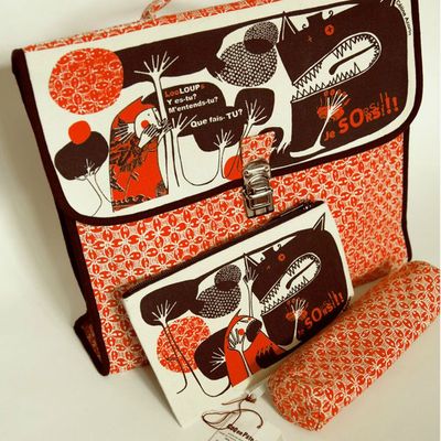 Cartables et Trousses chez  Coq en Pâte édition