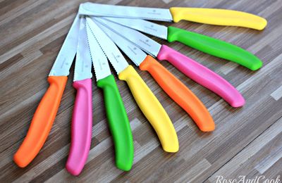Victorinox met de la couleur en cuisine ! {8 couteaux à gagner}