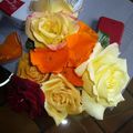 Mes photos de roses et d' iris mérois passent pas mais les langoustines oui