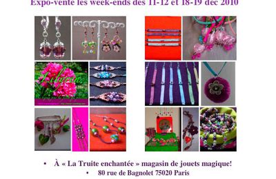 Des bijoux pour Noël!Bijoux LilyrenExpo-vente les