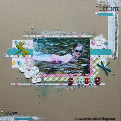 Ma Petite Sirène, page duo et challenge STS n°1