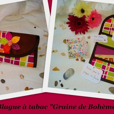 Des blagues à tabac, portefeuilles et porte-chéquier Graine de Bohème!!!
