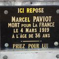 PAVIOT Marcel Alexandre (Ambrault) + 04/03/1919 Ambrault (36) 