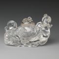 Covered vessel in the shape of a bird, 18th–19th century, Qing dynasty (1644–1911), 