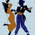 Broderie machine : danse11 et danse12