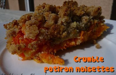 Crumble potiron noisettes
