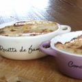 Gratin d'asperges au Comté et aux noix