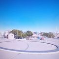 Rond-point à Newcastle (Australie)