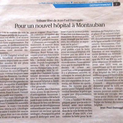 Hôpital, LGV et santé publique