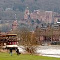 Heidelberg (II) - Neckar - Château - Église du Saint-Esprit - Palais des Congrès