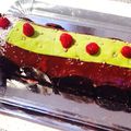 Buche chocolat framboise