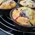 Muffins aux fruits rouges et mascarpone