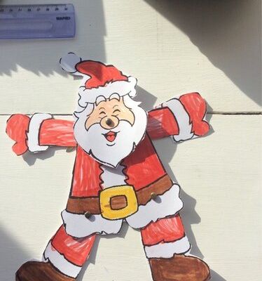 Pere Noel en carton