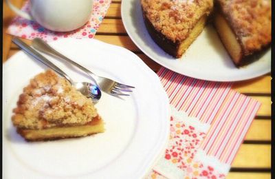 Gâteau aux pommes et amandes façon crumble [Sev]