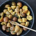 POMMES DE TERRE Sautées Au Citron et A la Menthe