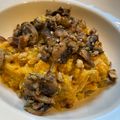 Risotto de Butternut et Champignons