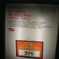 Affiche dans le TGV