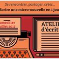 Commencez l'été 2017 avec une journée d'écriture :-)