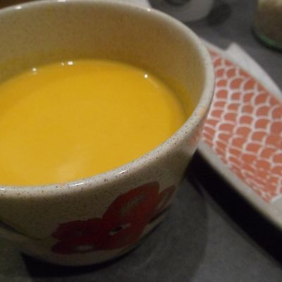 Velouté de butternut et soubresade