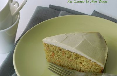 Gâteau à la purée de citrouille et aux carottes, sans gluten et sans lactose