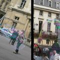 Bulles de savon place du Palais Royal