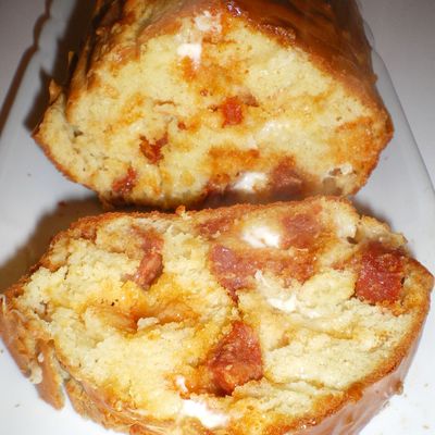 Cake au chèvre et chorizo
