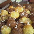 Chouquettes au chocolat