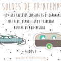 Soldes de printemps sur le shop !