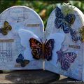 A little walk among flowers and butterflies.. Arches and cards for Crafty Individuals