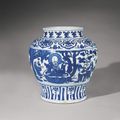 A blue and white jar, guan, Ming dynasty, Jiajing period (1522-1566)