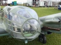 Le bombardier allemand bimoteur Heinkel 111 de la seconde guerre mondiale.