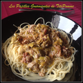 Spaghettis aux poireaux & noix