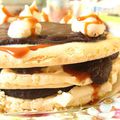 Vacherin au chocolat et au caramel