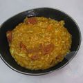 Risotto de carottes au chorizo