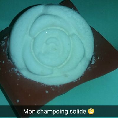 Mon shampoing solide réparateur, cheveux sec.