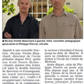 Vu dans la presse : Deux départs à l'école primaire Pierre Bichet (ER 09/07/2016)