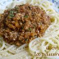 Bolognaise végétarienne au soja