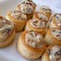 Petits vols au vent aux anchois et au Roquefort