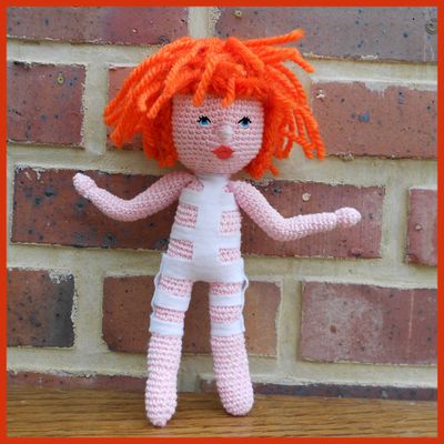 Crochet, poupée Leeloo
