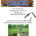 Invitation au Centre Horticole le mercredi 13 février 2019