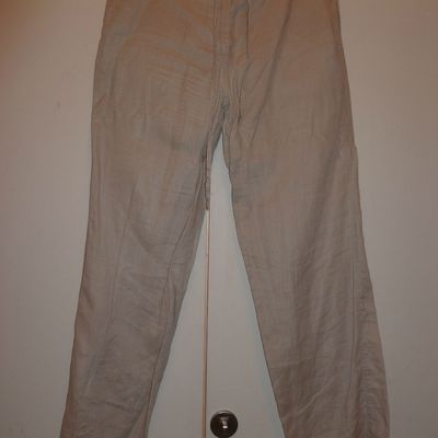 Pantalon en lin BEST MOUNTAIN - Beige - Taille 40