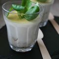 Panna cotta au foie gras et figue séchée saveur réglisse