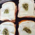 Croque pesto /jambon fume / beaufort 