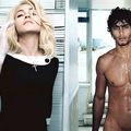 Madonna & Jesus Luz par Steven Klein pour W Magazine