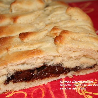 Brioche suédoise au Nutella version lait ribot