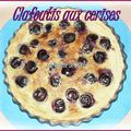 Clafoutis aux cerises (au lait d'amandes la mandorle )