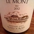 Sancerre : Vincent Pinard : Harmonie : 2012 et Vouvray : Domaine Huet : le Mont : millésime 2012