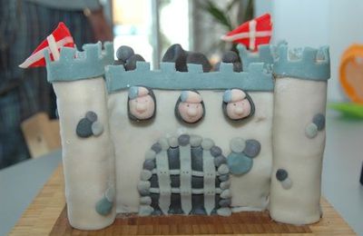 Gâteau château 3D pour les 4 ans de mon loulou