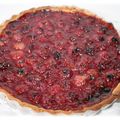 Tarte généreuse aux cerises