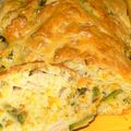 CAKE AU POULET, A LA COURGETTE ET A LA MIMOLETTE